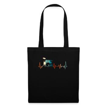 Heartbeat Drums - Tote Bag - black - Front