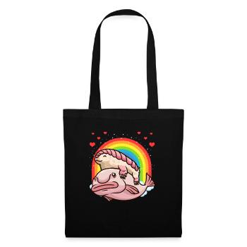 Ceinture Mulch Rainbow Blobfish Kawaii - Sac en tissu - noir - Devant