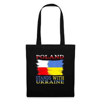 Soutien Pologne Ukraine - Sac en tissu - noir - Devant