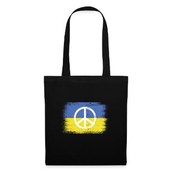 Ukraine Peace Flag Ukrainian Patriot Peace - Tote Bag - black - Front