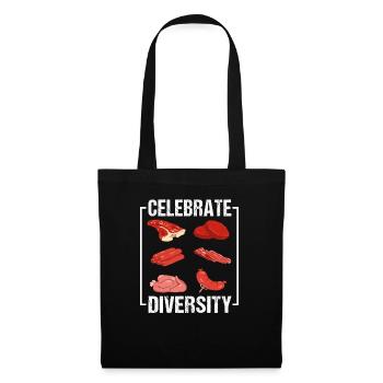 Celebrate Diversity - Meat Diversity Grilling - Tote Bag - black - Front