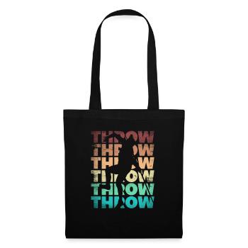Lanceur de javelot d’athlétisme - Sac en tissu - noir - Devant