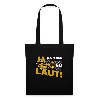Trompete - Stoffbeutel - Schwarz - Vorne