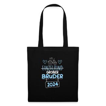 Großer Bruder 2024 - Stoffbeutel - Schwarz - Vorne