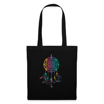Dreamcatcher Traumfänger Mode für Damen - Stoffbeutel - Schwarz - Vorne