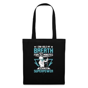 Hold my breath Freediving - Tote Bag - black - Front
