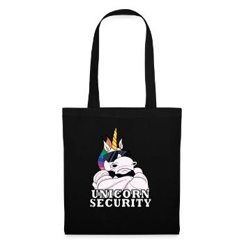 Unicorn Security I Unicorn Bouncer I Unicorn - Stoffbeutel - Schwarz - Vorne