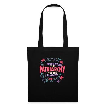 Féminisme féministe Égalité des droits des femmes - Sac en tissu - noir - Devant