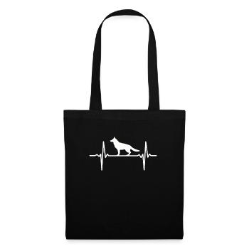 Shepherd's Heartbeat - Tote Bag - black - Front