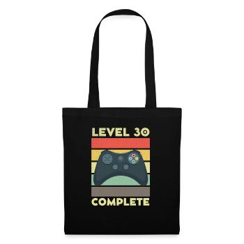 Niveau 30 Complet 30 ans 30e anniversaire - Sac en tissu - noir - Devant