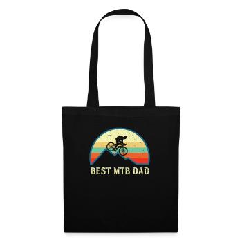 Best MTB Dad Shirt, Mountain Bike Dad Shirt, Mount - Tote Bag - black - Front