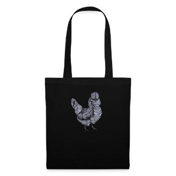 Araucana Chicken I Chicken Chicken Motif for - Tote Bag - black - Front