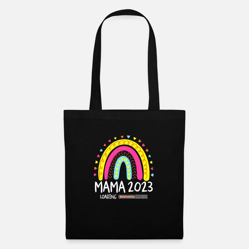 Mama 2023 Loading - Stoffbeutel - Schwarz