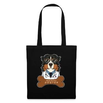 Veterinary Bernese Mountain Dog Trust Me Im A - Stoffbeutel - Schwarz - Vorne