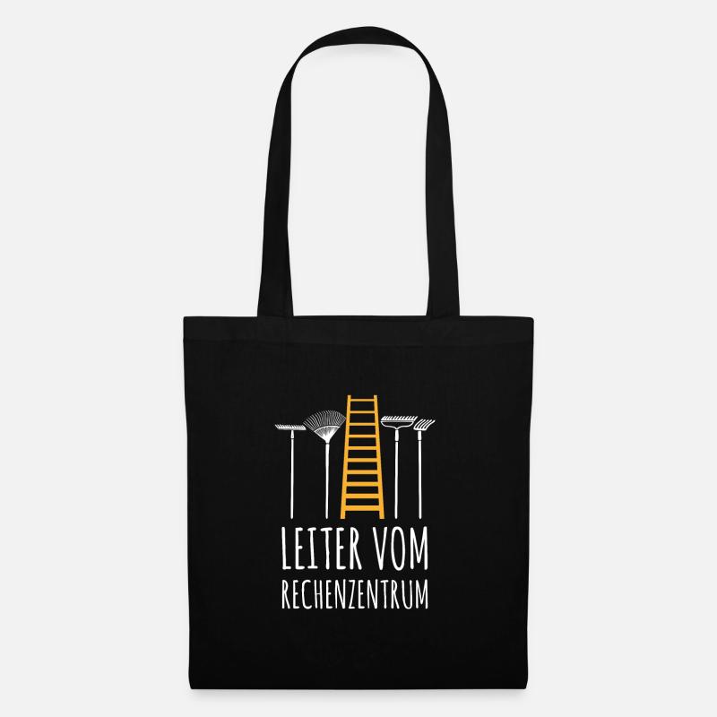 Leiter vom Rechenzentrum Gärtner Garten Gärtnerei - Stoffbeutel - Schwarz