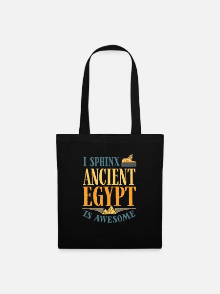 Égyptologie Egypte ancienne Égyptologue Sphinx - Sac en tissu - noir