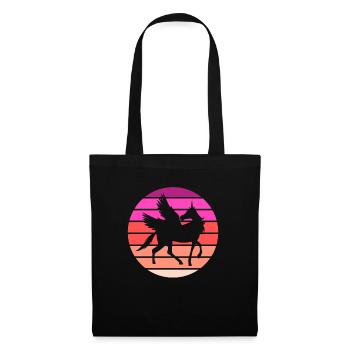Pegasus - Stoffbeutel - Schwarz - Vorne