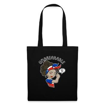 Chile Girl Unbreakable I Chile Heritage I Chile - Stoffbeutel - Schwarz - Vorne