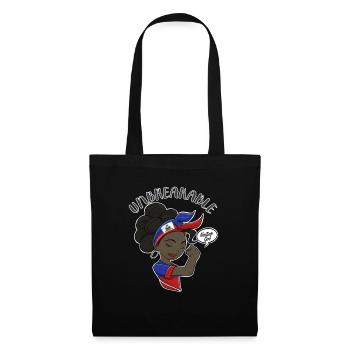 Haitian Girl Unbreakable I Haitian Heritage I - Tote Bag - black - Front