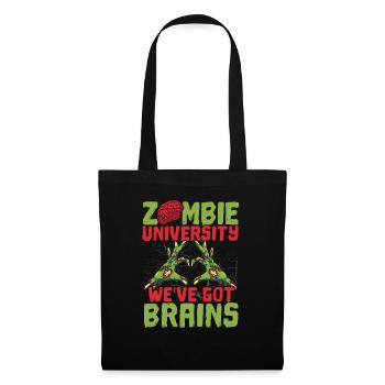 Zombie University We've Got Brains Trick Or Treat - Tote Bag - black - Front