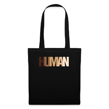 Human Anti-Racist Activist Black Lives Matter - Tote Bag - black - Front