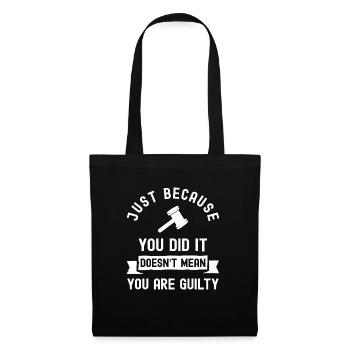 Avocat Tshirt Droit Avocat Juge Avocat Droit - Sac en tissu - noir - Devant