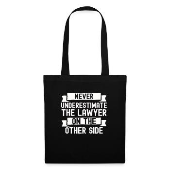 Avocat Avocat Avocat Juge Avocat Cabinet d’avocats - Sac en tissu - noir - Devant