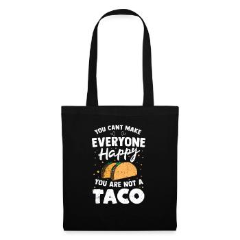 Taco Mexico Food Fast Food Nachos Fiesta Salsa - Tote Bag - black - Front