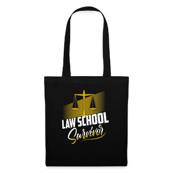 Law School Survivor Attorney Lawyer - Tote Bag - black - Front