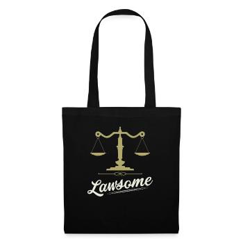 Lawsome Lawyer Attorney - Tote Bag - black - Front