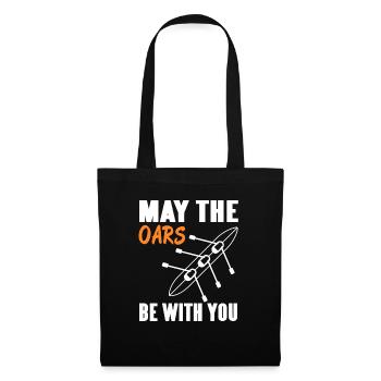 May The Oars Be With You Rowing T-Shirt Present - Tote Bag - black - Front