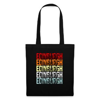 Cadeau d’ascendance écossaise d’Édimbourg - Sac en tissu - noir - Devant