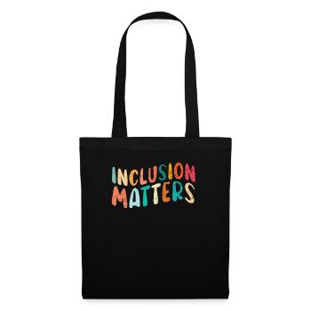 Inclusion Matters Autism SPED Teacher Speducator - Tote Bag - black - Front