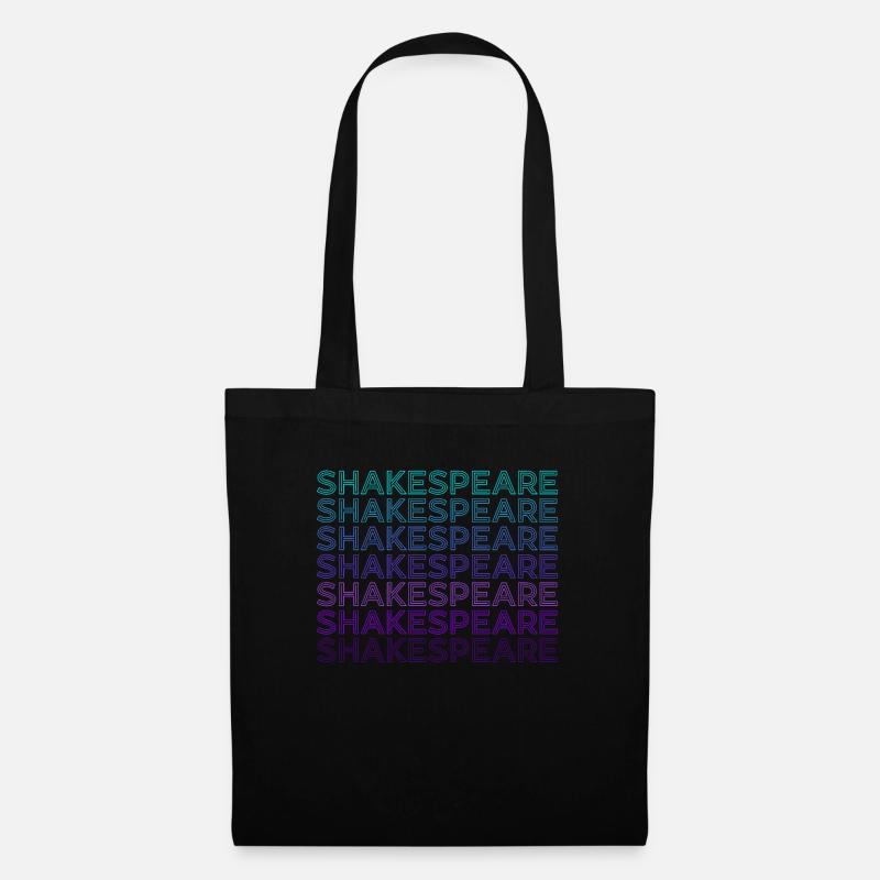 Shakespeare Retro - Tote Bag - black