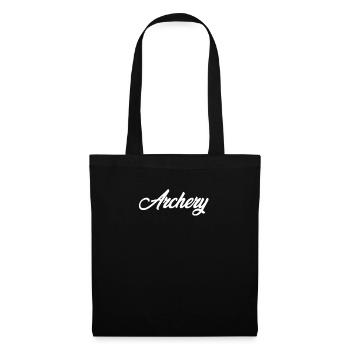 ARCHERY CURSIVE TEXT NOVELTY HOBBY - Stoffbeutel - Schwarz - Vorne