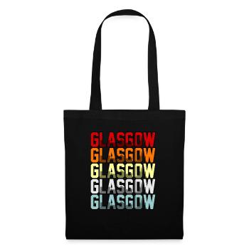 Glasgow Ecosse Cadeau de Voyage - Sac en tissu - noir - Devant