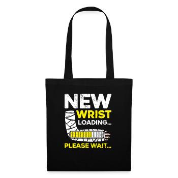 Nouveau chargement du poignet Récupération de blessure à la main cassée - Sac en tissu - noir - Devant