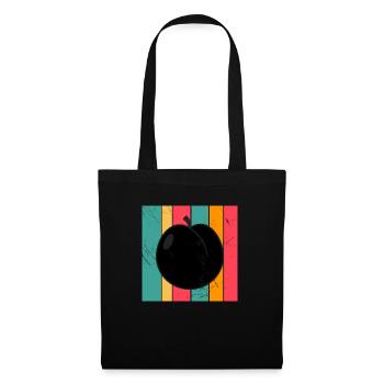 Apricot Fruit Lover Retro Veggie Diet Gift idea - Tote Bag - black - Front