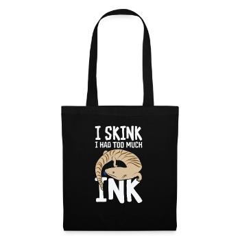 Herpetology Blue-tongued Skink Lizard Wildlife - Tote Bag - black - Front