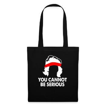 You Cannot Be Serious Sports Tennis Player Funny - Tote Bag - black - Front