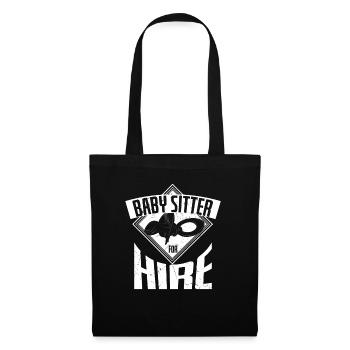 Baby Sitter For Hire Baby Sitting - Tote Bag - black - Front