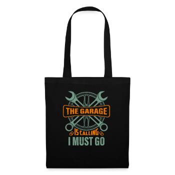 The Garage Is Calling I Must Go Workshop Mechanic - Tote Bag - black - Front