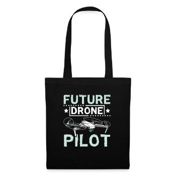Futur pilote de drone - Sac en tissu - noir - Devant