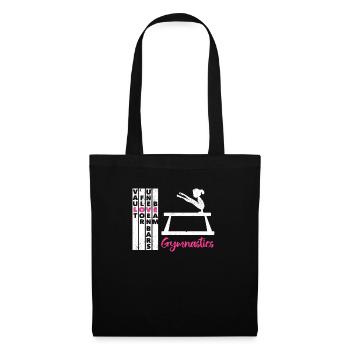 Jump Floor Step Bars Beam Gymnastique Drôle - Sac en tissu - noir - Devant