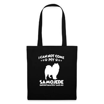 Samojeden Hundetraining Motiv Samojeden Hundespazi - Stoffbeutel - Schwarz - Vorne