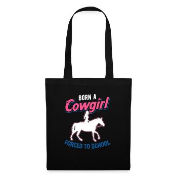 Wild West Western Rodeo Bull Riding Cowboy - Sac en tissu - noir - Devant
