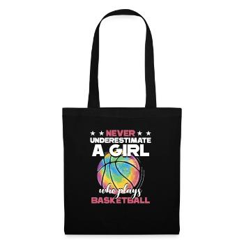 Basketball Girls Basketball Player - Tote Bag - black - Front