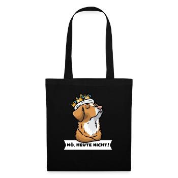 Canard de la Nouvelle-Écosse Tolling Retriever Dog - Sac en tissu - noir - Devant