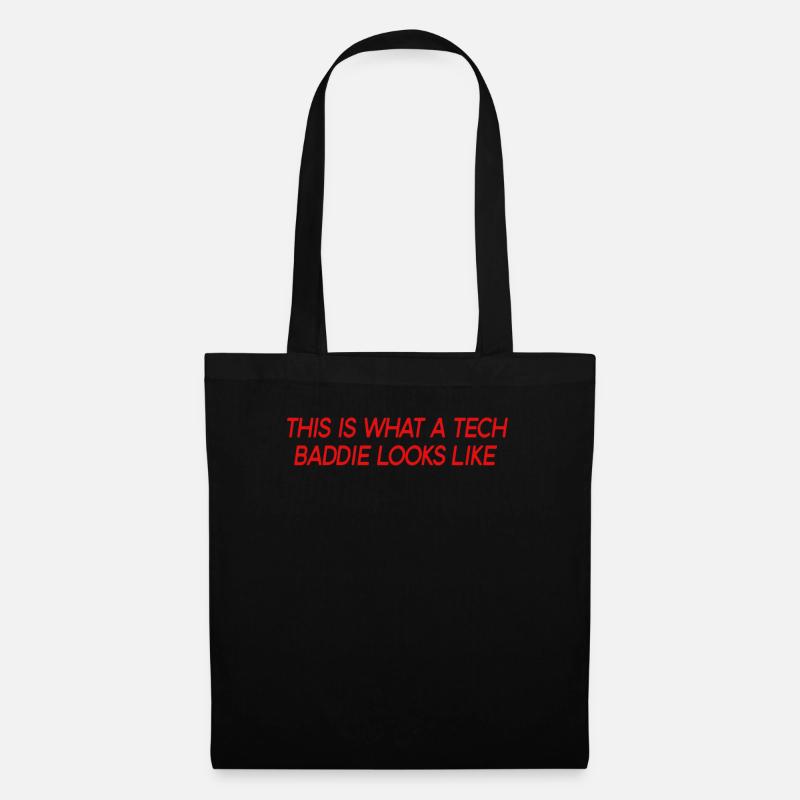 Tech Baddie Girls In Tech Steminist Women's Coder - Tote Bag - black