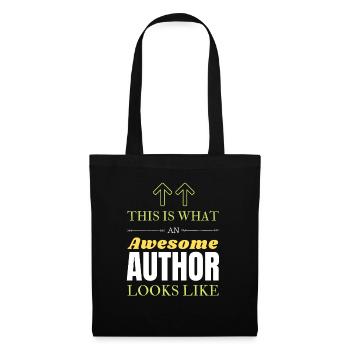 Author - Tote Bag - black - Front